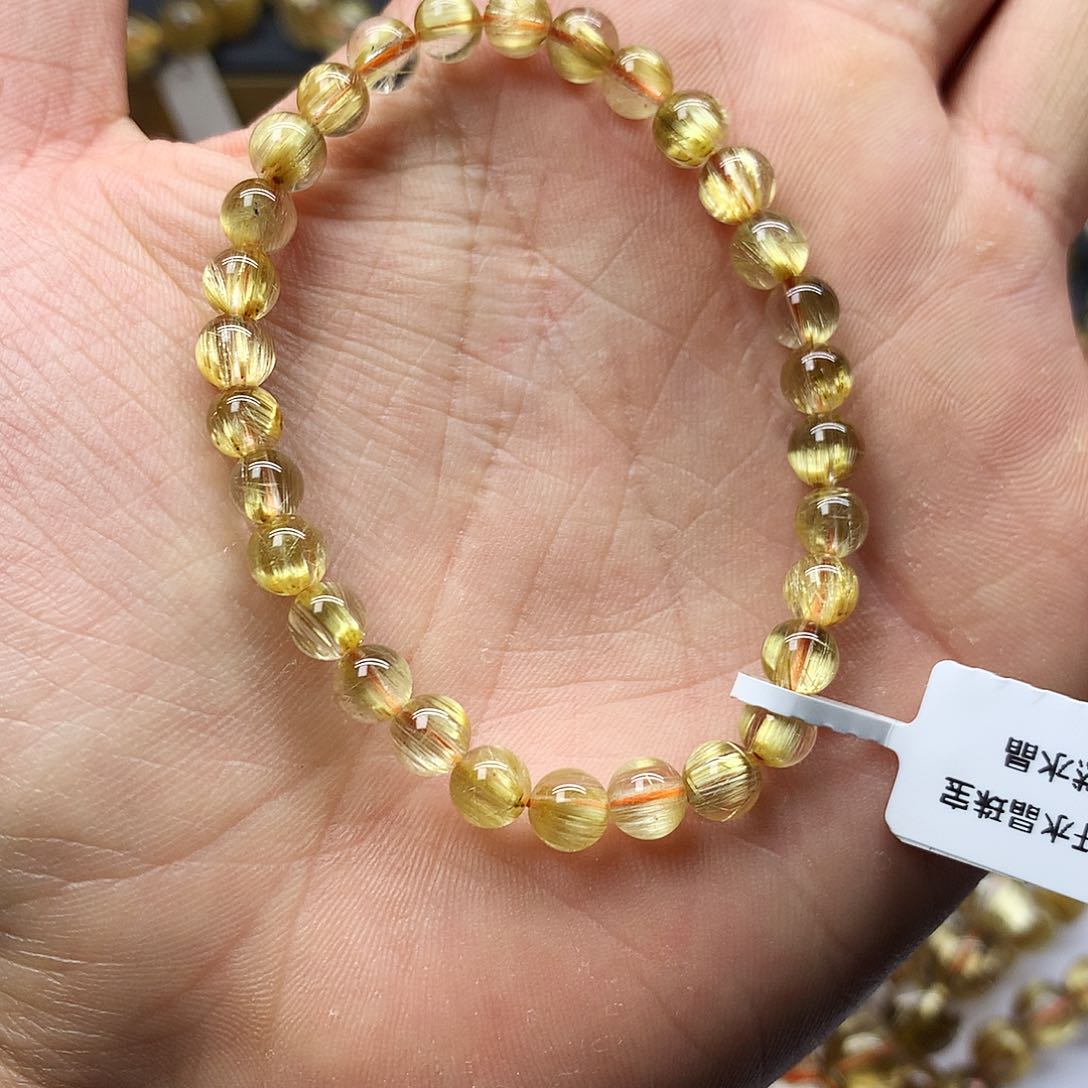 水晶手链未镶嵌钛晶6