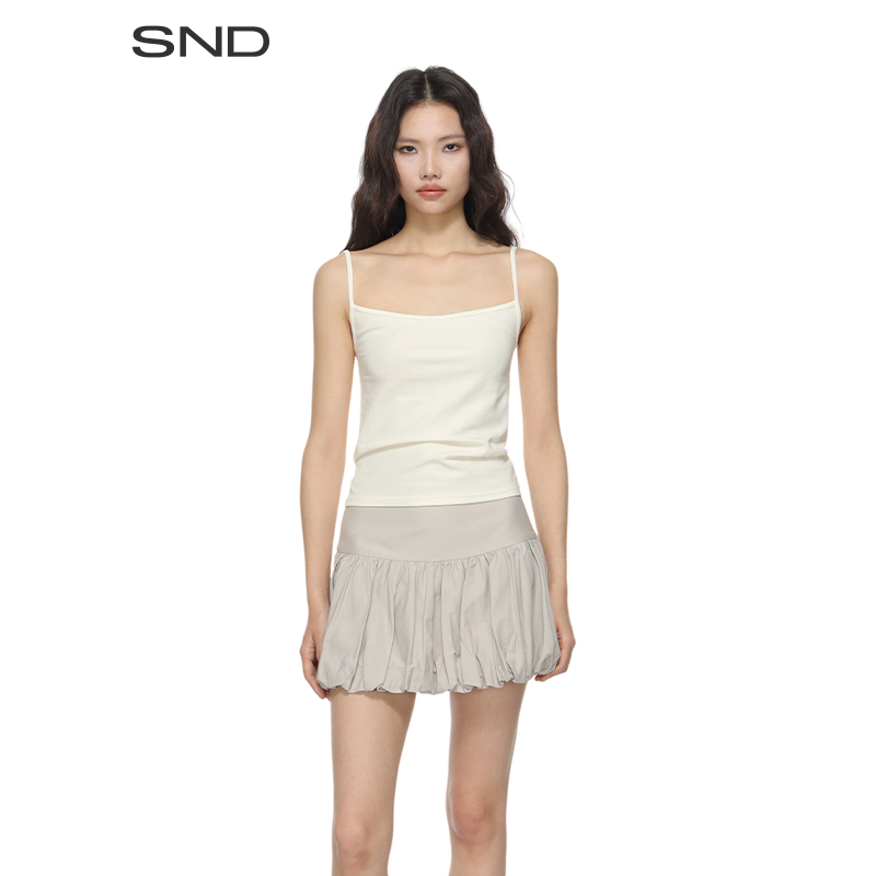 【SNDSHORT SENTENCE设计师品牌】SND SS25 无缝修身吊带上衣 时尚