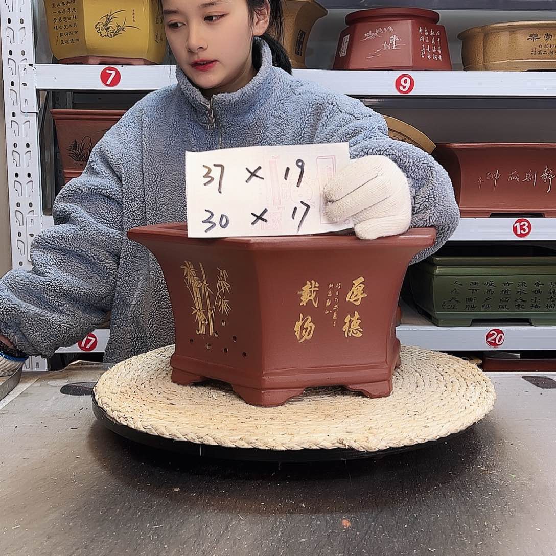 紫砂花盆紫砂花盆