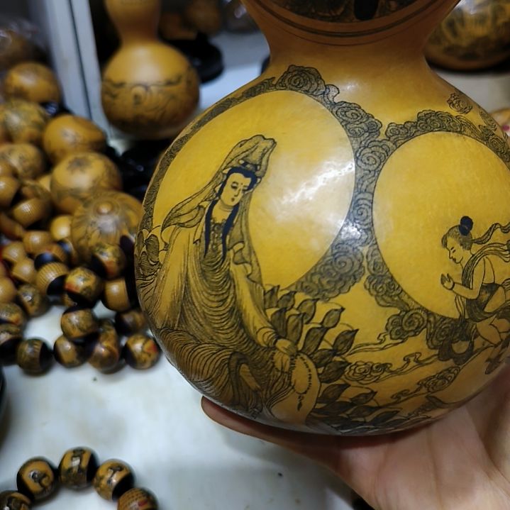 手工雕刻葫芦工艺