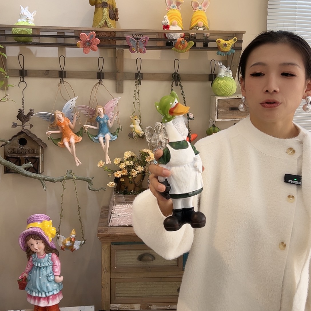 花园摆件红红火火