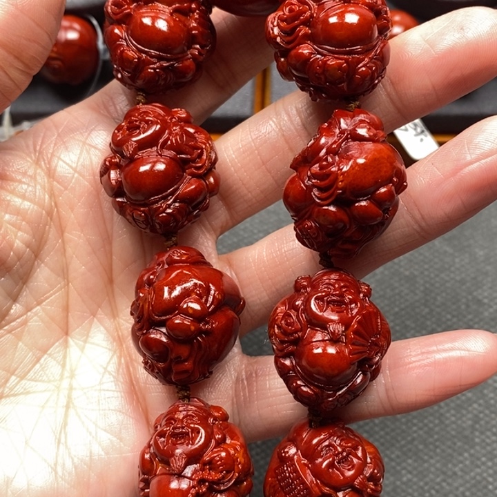 鸿***爷吊坠橄榄核大籽财神