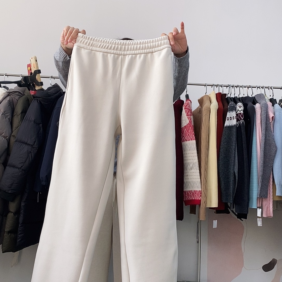 米白色裤子125斤内