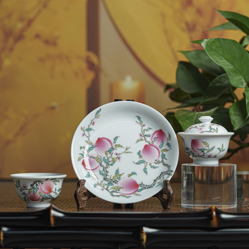 墨舍珍藏粉彩桃系列