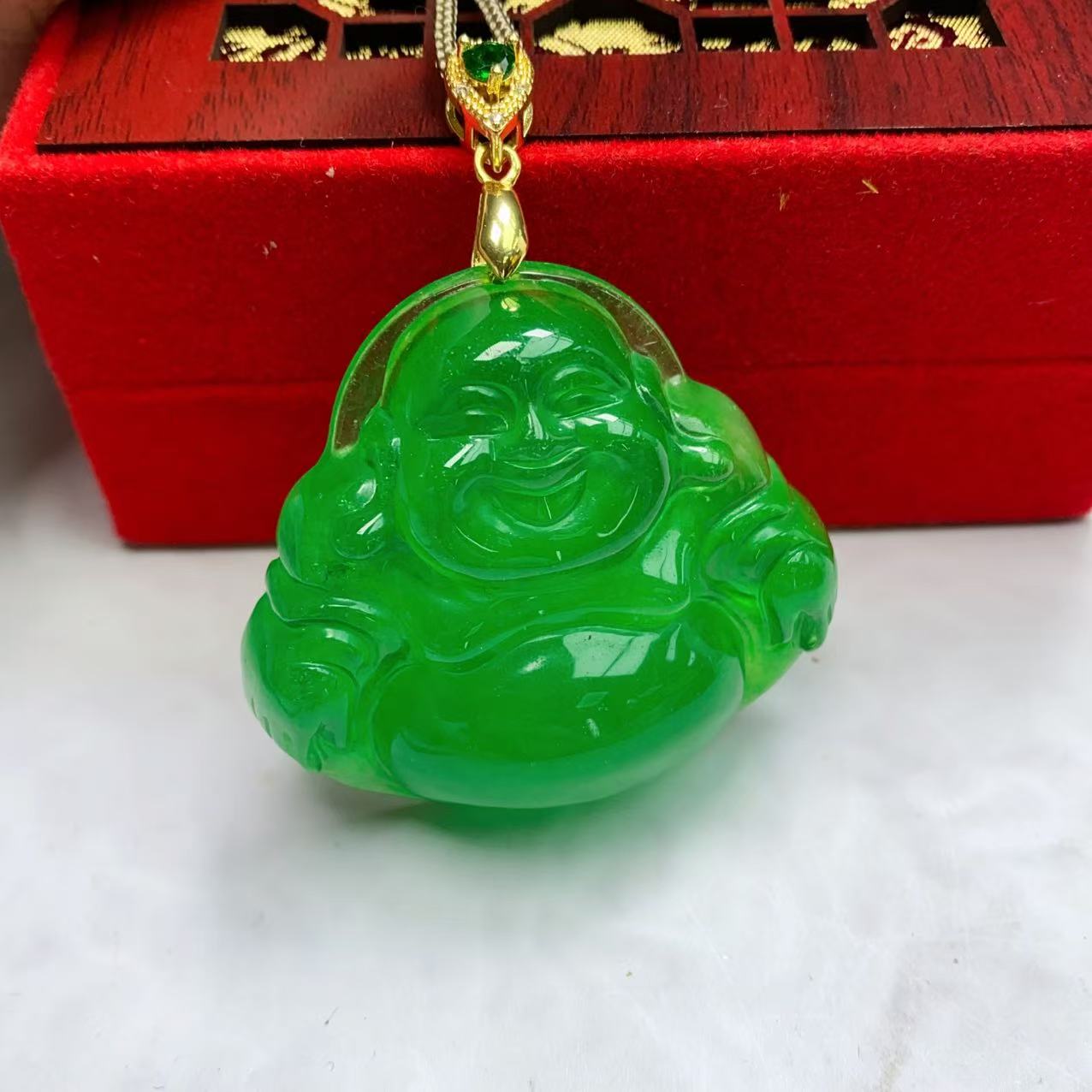 B381透绿厚装佛公