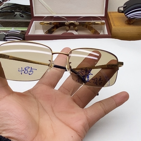 分体款天然水晶石头眼镜