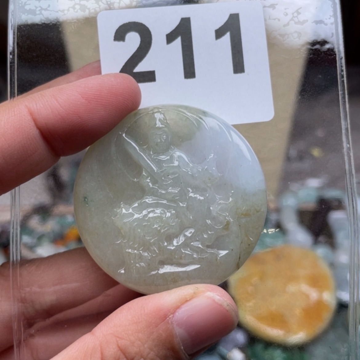 【闪购商品】翡翠颈饰未镶嵌娜**^翡翠