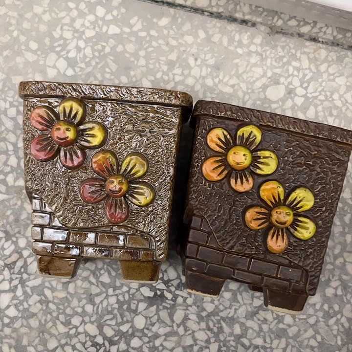 粗陶材质多肉花盆