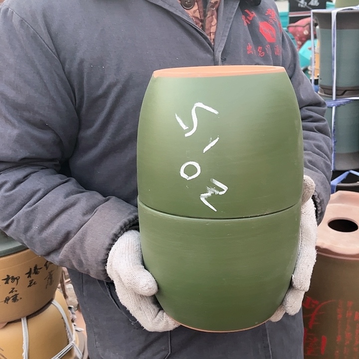 紫砂紫砂花盆也太