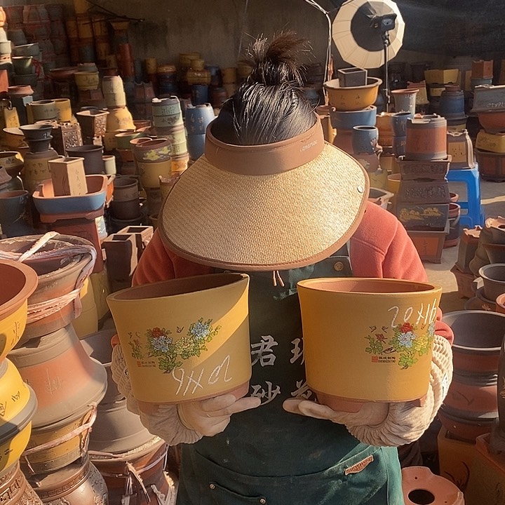 紫砂花盆紫砂花盆盆栽花卉苗木种植