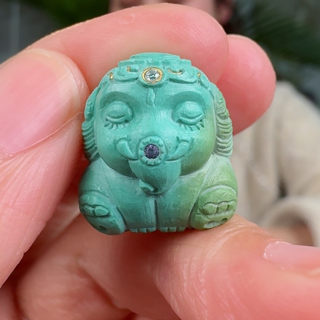 绿松石珠宝奇石未镶嵌