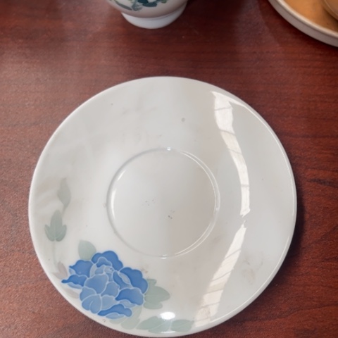 醴陵高温瓷14.5厘米手绘