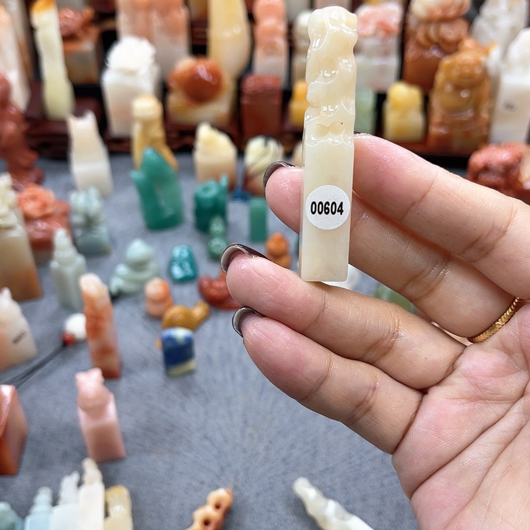 寿山石印石柠****。604包邮包刻