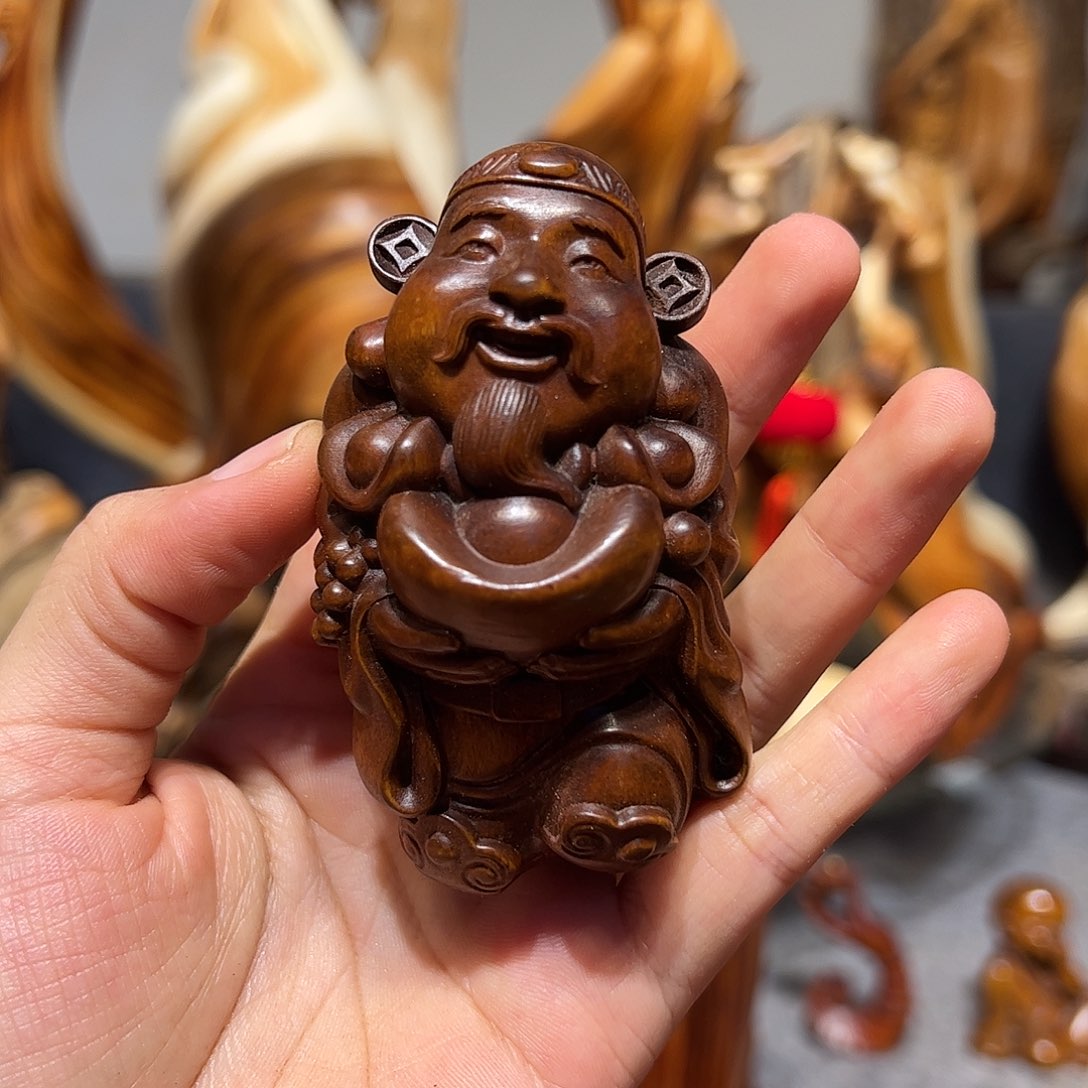 柏木小叶黄杨摆件