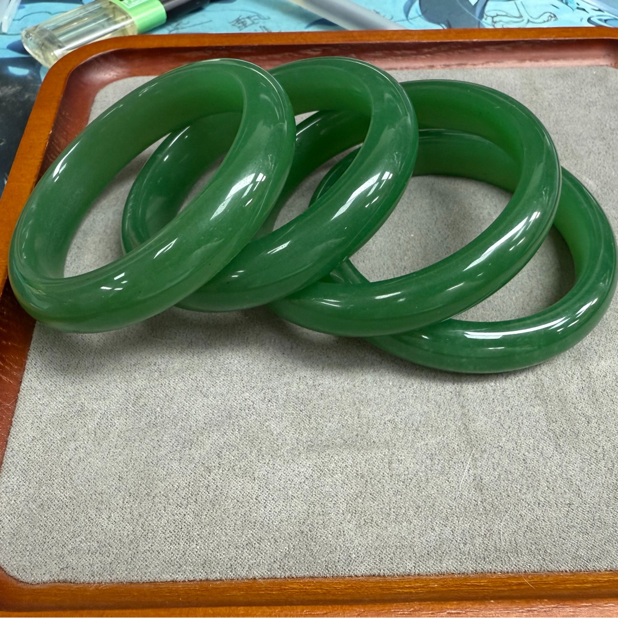 玉雅天成-SZ052-东凌粉青手镯多样性发一支