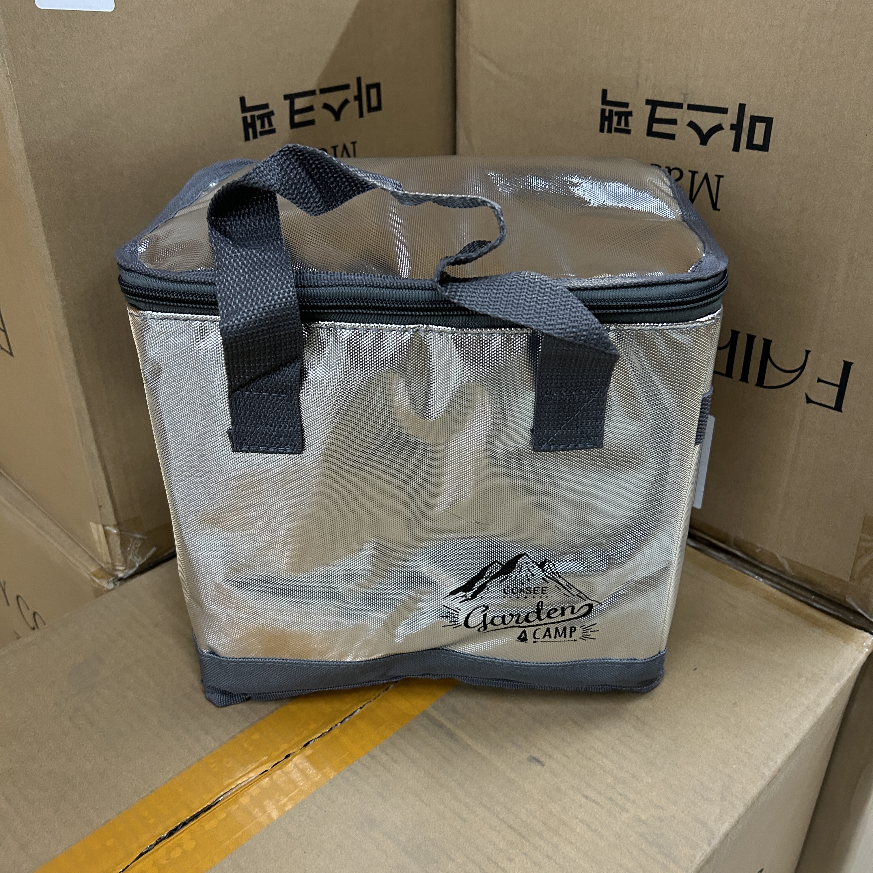 K252313 银色冰包保温餐包25*18*24cm 8L