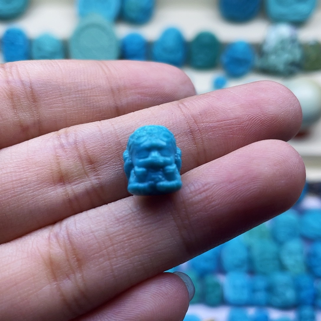 绿松石珠宝奇石未镶嵌