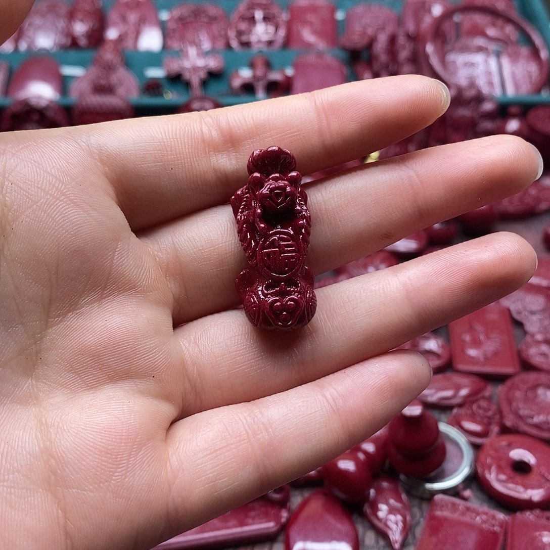 天然辰砂朱砂配件