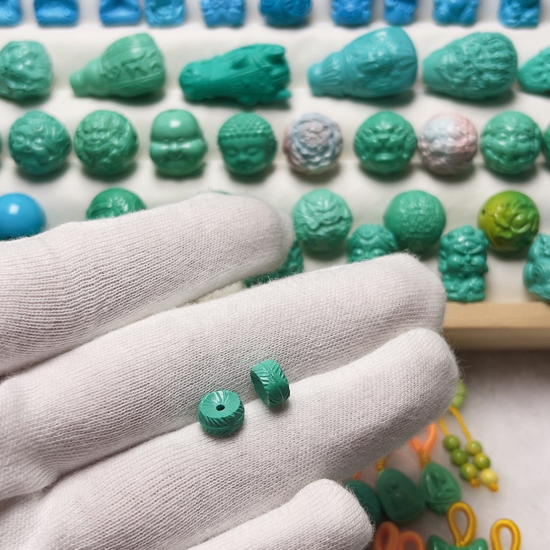 尺寸卡8羽毛扣一对