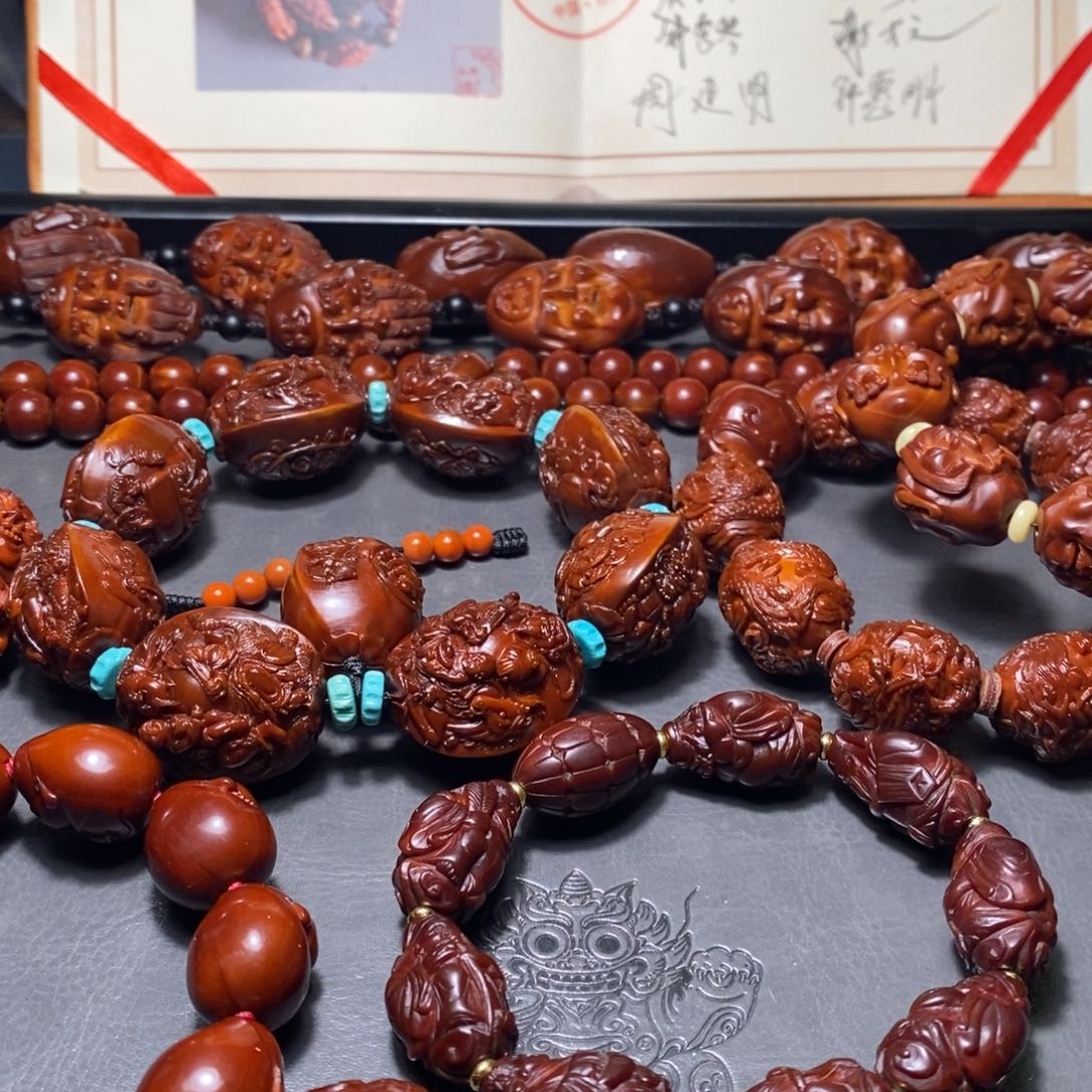 橄榄核手串/手链觅核直播间闪购链接