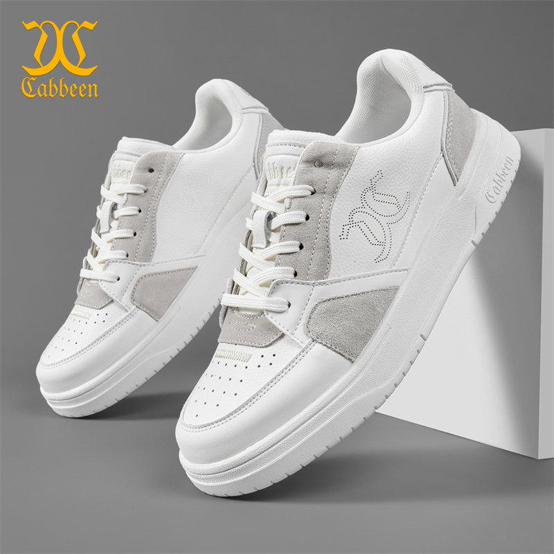 卡宾休闲板鞋透气休闲鞋情侣韩版拼接秋季时尚春秋鞋子男士休闲鞋