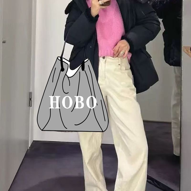 【HOBO】新款经典气质轻奢女士单肩包百搭休闲