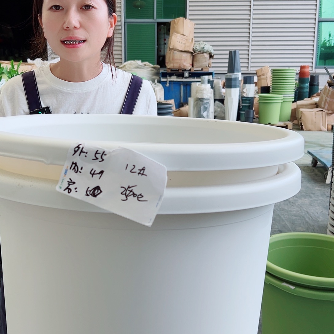 瑕疵四季盆12#白色2个无托