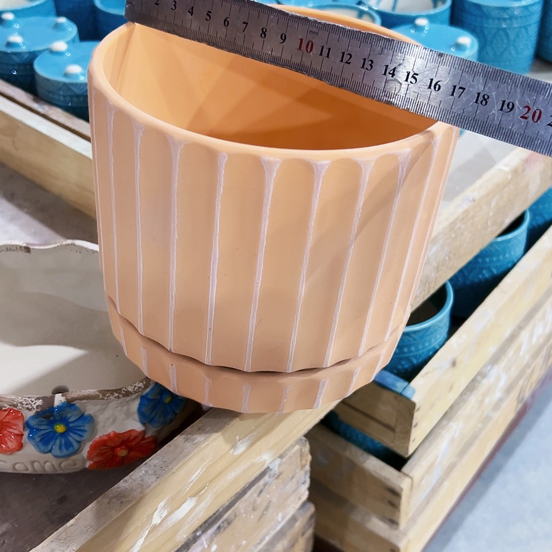 有孔，外贸尾单陶瓷花盆凑单10米包邮