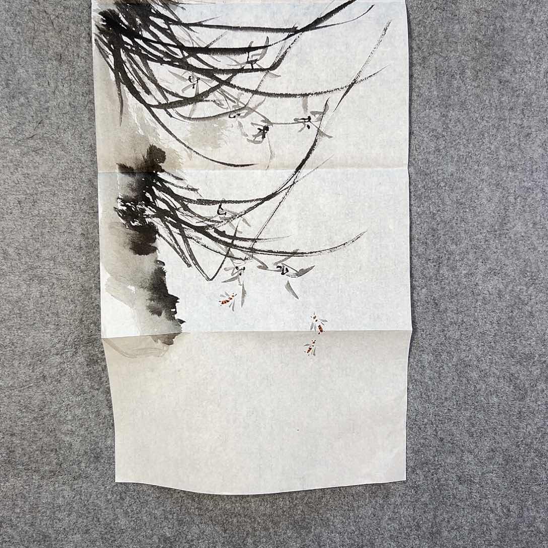 国画205 牡丹花的味道是很浓