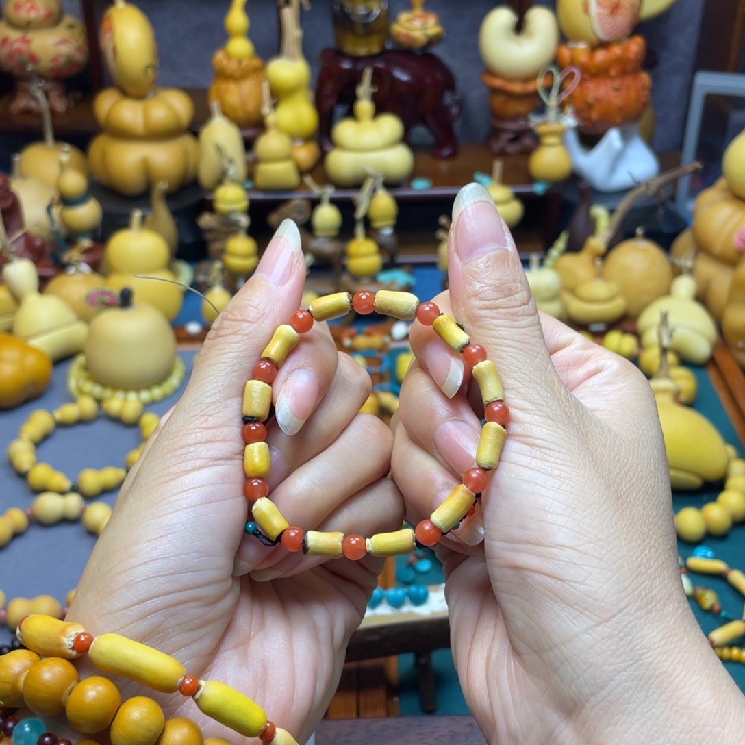 ʚ***এ木质类天然葫芦手串