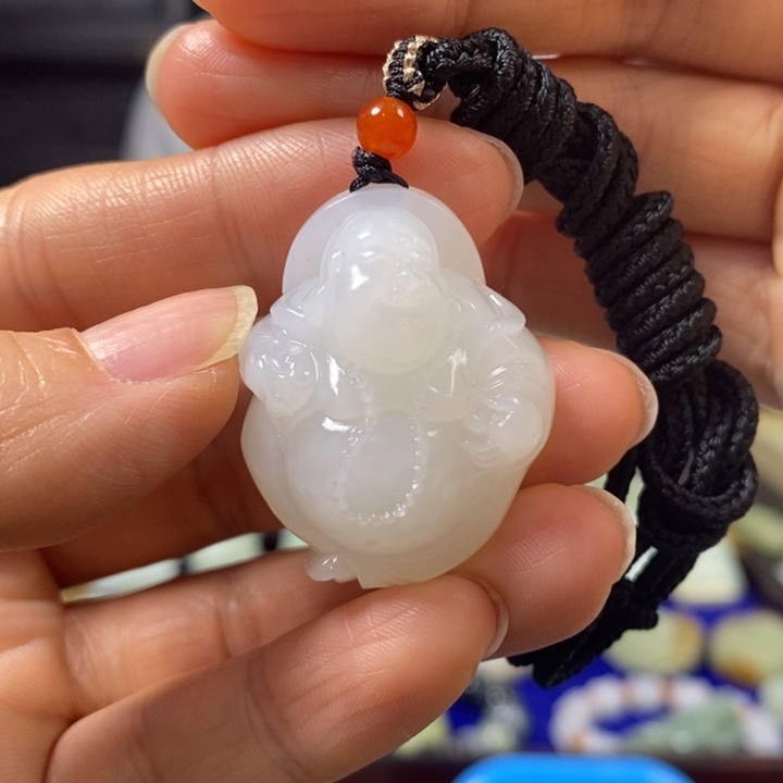 和田玉挂件未镶嵌烟***生