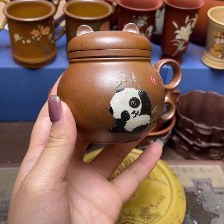 紫砂茶杯紫砂主人杯