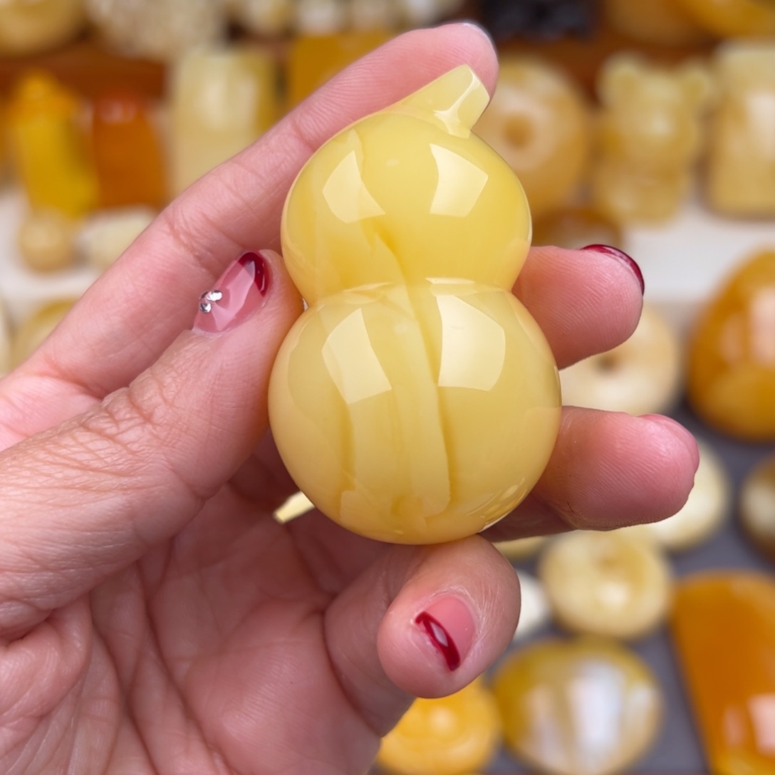 琥珀裸石未镶嵌纯天然琥珀蜜蜡无优化