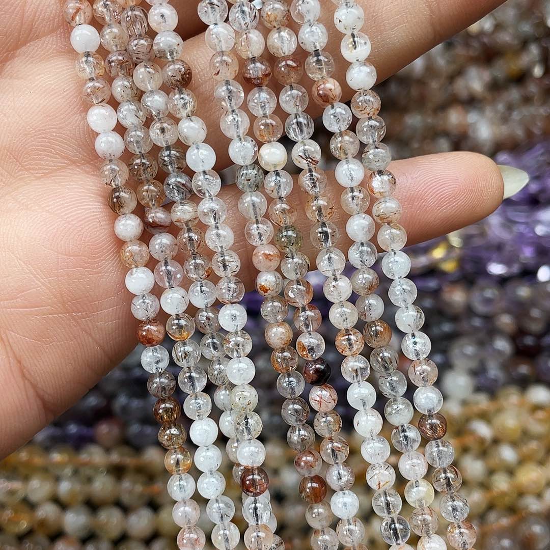 未镶嵌珠宝半成品水晶4mm