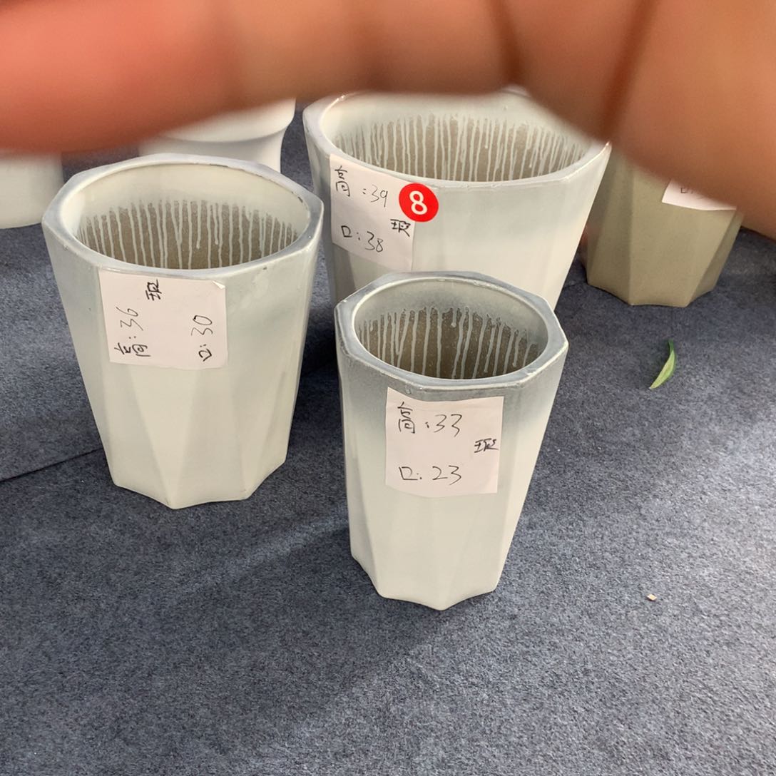 高温陶瓷花盆微瑕