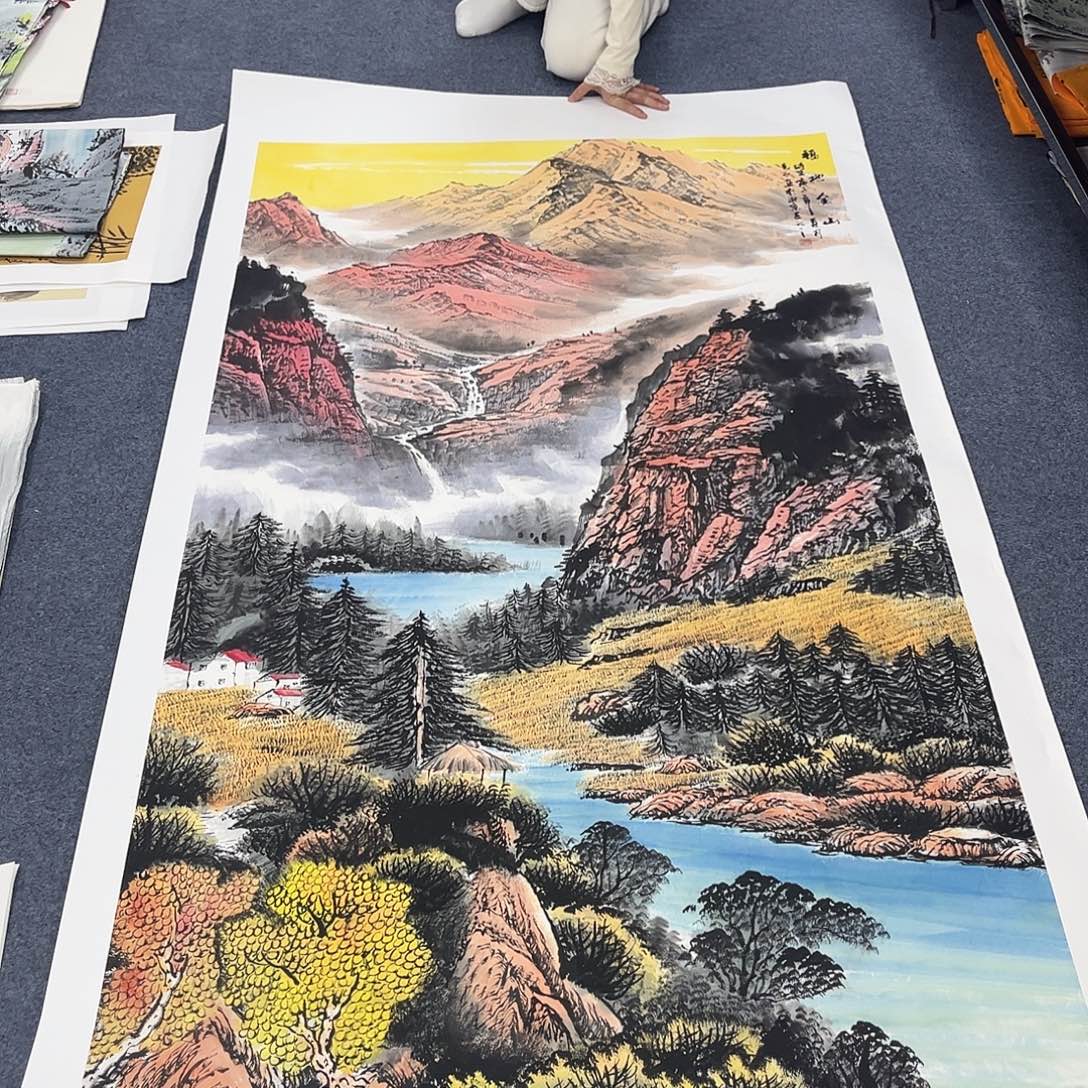 国画作品全场放漏