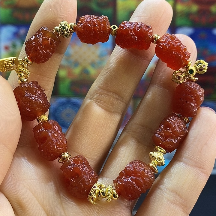 玛瑙/玉髓手链未镶嵌