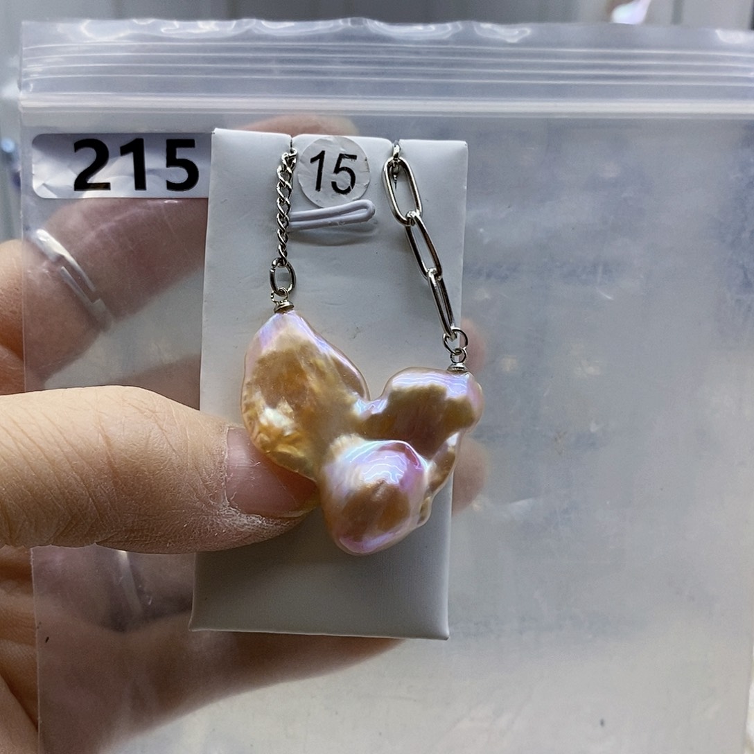 颈饰合金淡水珍珠