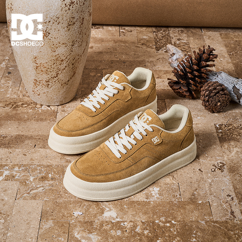 DCSHOES EDGE 冬季复古潮流低帮鞋新款厚底耐磨时尚复古男鞋