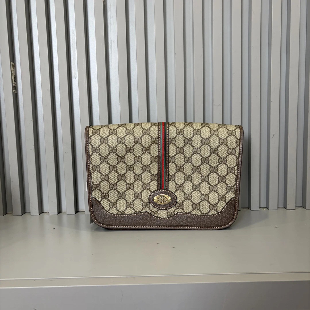 95新 GUCCI/古驰 G专属/古驰邮差斜挎包/05005