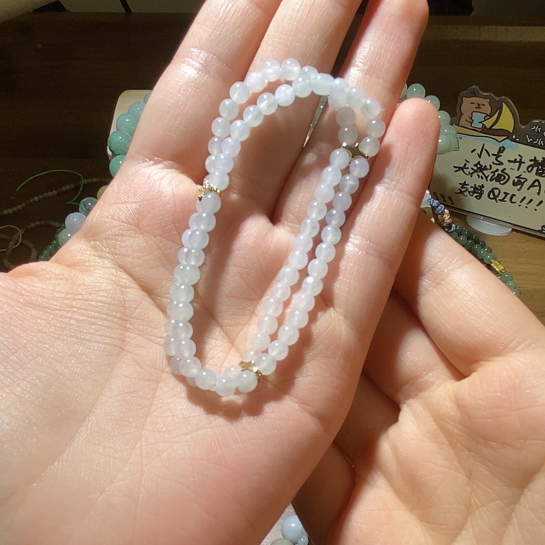 人***棋翡翠散珠未镶嵌翡翠