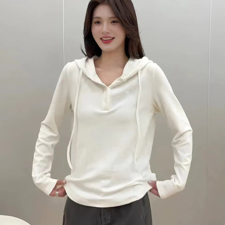 66538百搭宽松时尚ins韩版纯棉圆领设计感休闲小众
