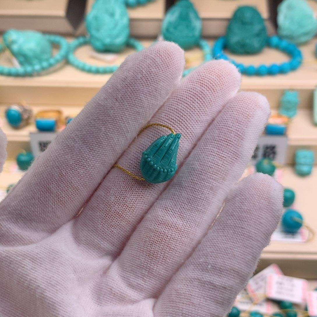 绿松石珠宝奇石未镶嵌