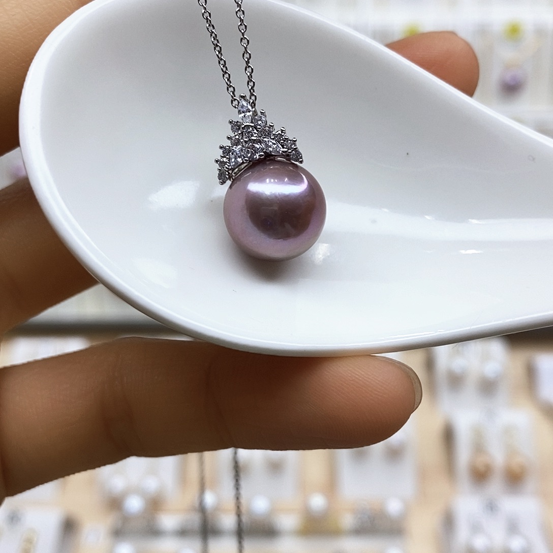 淡水珍珠颈饰合金