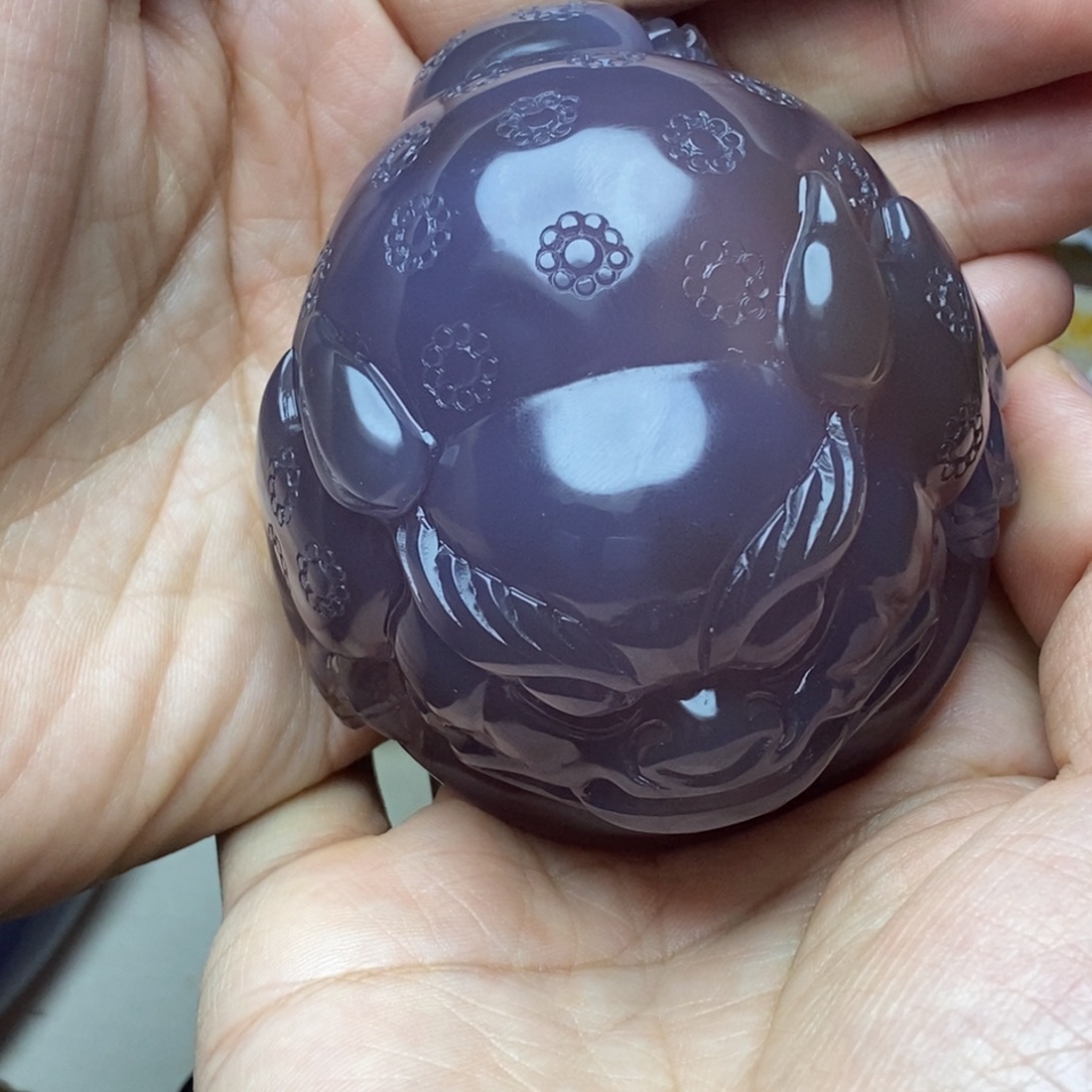 半***醒玛瑙/玉髓未镶嵌摆件