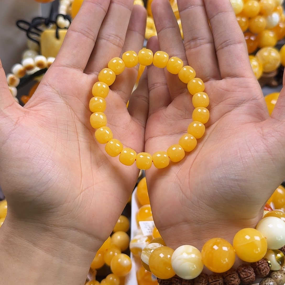 琥珀手链未镶嵌༺***༻