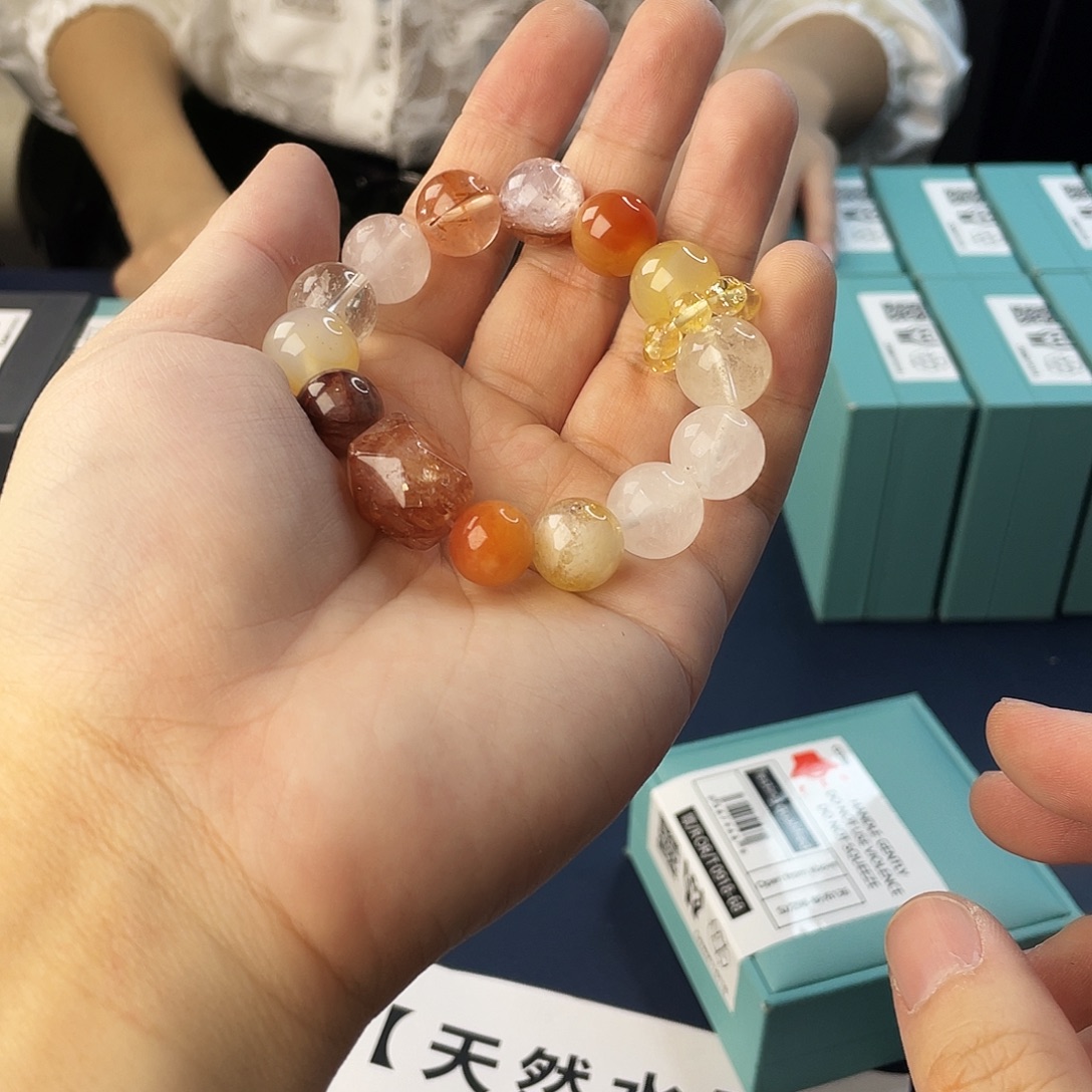 手链银S925镶嵌水晶