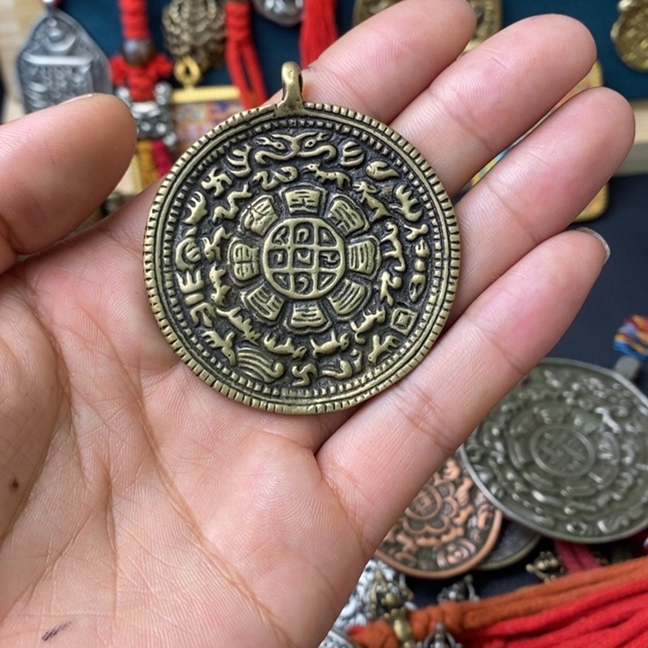 爷***回藏式风格九宫八卦牌