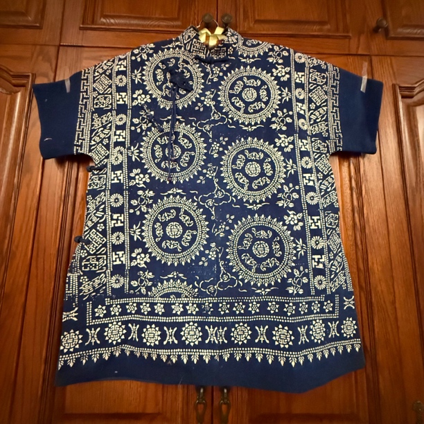 蓝印花布衣 特殊花型