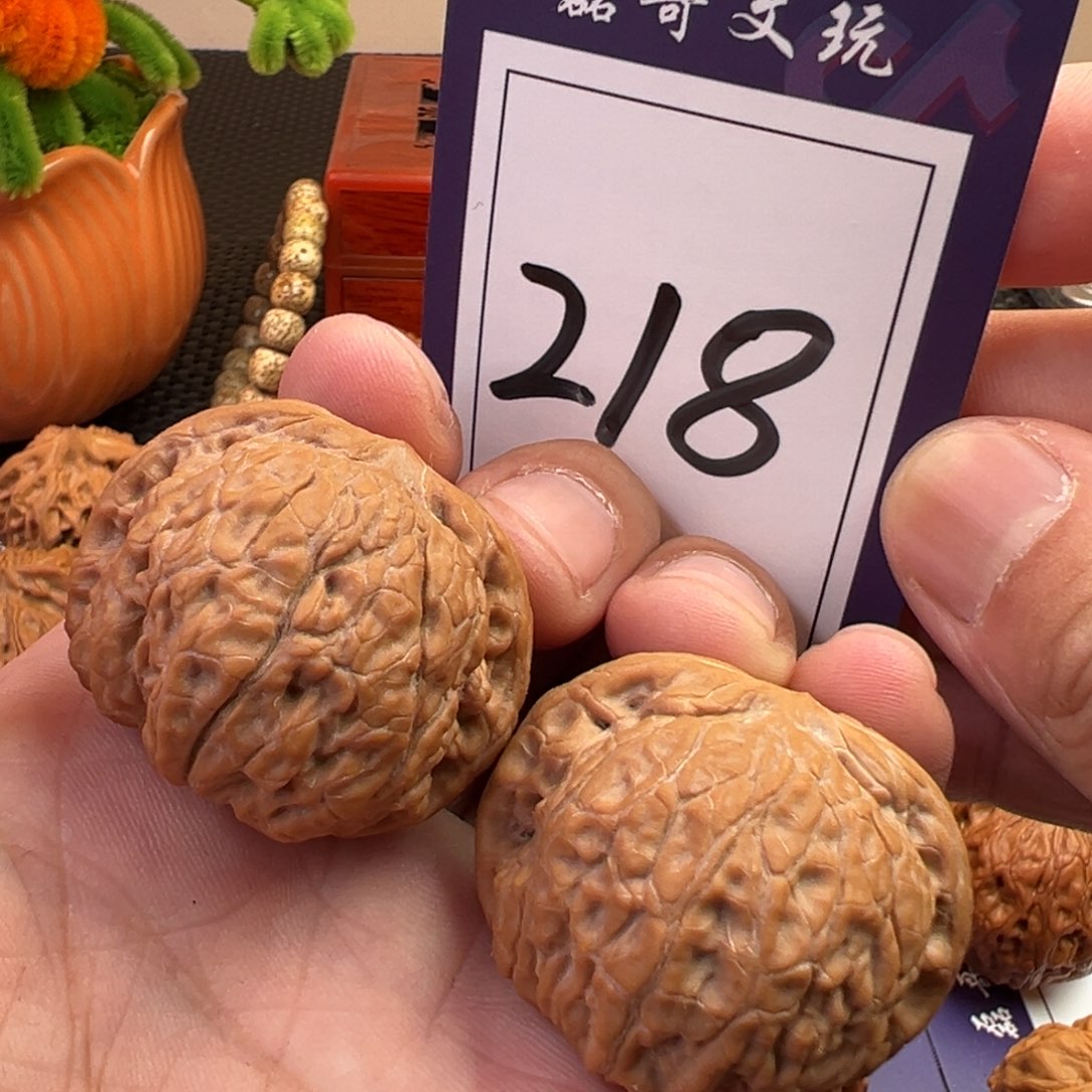 文玩核桃把件全品乾隆磨38尺寸218号